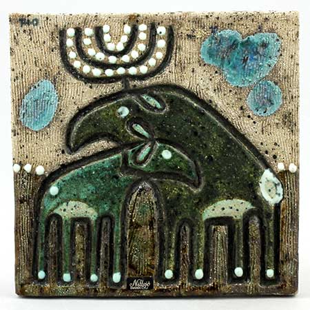スウェーデン Nittsjo製 エルク：Thomas Hellstorm Thomas Hellström – Wall Plaques from Nittsjö
